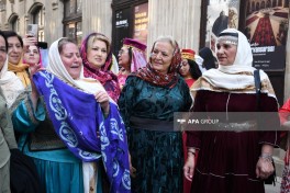 NGOs hold kelaghayi march in central Baku
