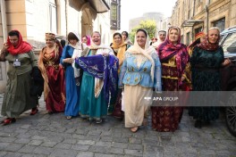 NGOs hold kelaghayi march in central Baku