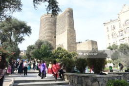 NGOs hold kelaghayi march in central Baku