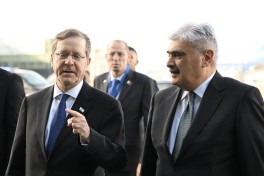 Israeli President Isaac Herzog arrives in Azerbaijan