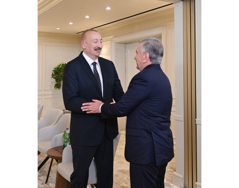 President Ilham Aliyev met with President of Uzbekistan