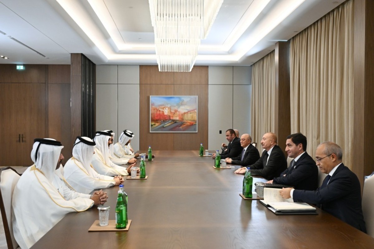 President Ilham Aliyev met with Amir of the State of Qatar