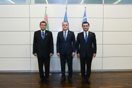 Foreign ministers of Azerbaijan, Uzbekistan and Turkmenistan hold trilateral meeting