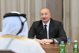President Ilham Aliyev met with Amir of the State of Qatar