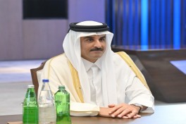 President Ilham Aliyev met with Amir of the State of Qatar