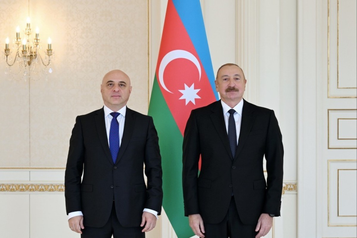 President Ilham Aliyev receives newly appointed Georgian ambassador to Azerbaijan