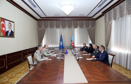 Chief of General Staff of Azerbaijan Army meets with NATO delegation