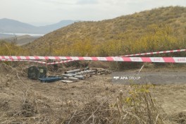 Media representatives familiarize themselves with demining operation carried out by MES in Aghdam - PHOTO 