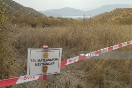 Media representatives familiarize themselves with demining operation carried out by MES in Aghdam - PHOTO 