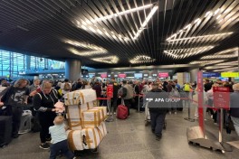 Moscow airports overcrowded following Ukrainian drone attacks - PHOTO 