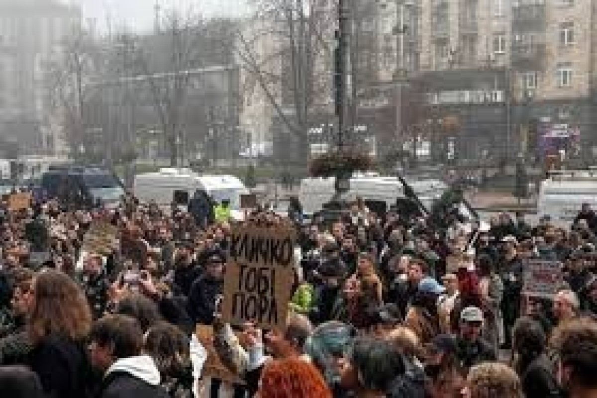 Protest held in Kyiv demanding Klitschko
