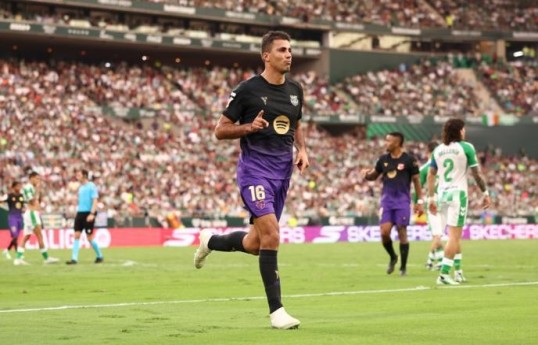 Barcelona thrashed Betis thanks to Rodri's debut goal