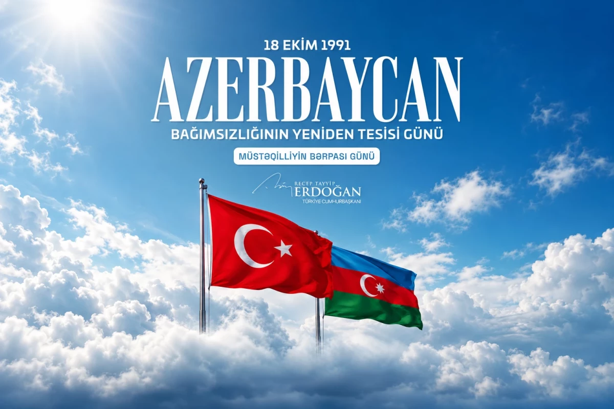 Erdoğan congratulates Azerbaijan on Restoration of Independence Day