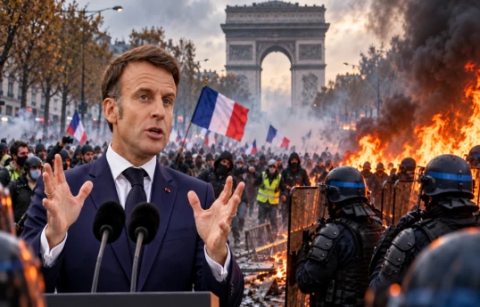More than 2,000 detained in French protests as Macron prepares national address