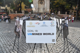 Photo exhibition on Armenia's mine warfare against Azerbaijan opens in Rome