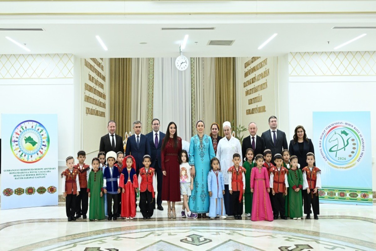Leyla Aliyeva visits Children’s Health and Rehabilitation Center in Arkadag city-<span class="red_color">PHOTO