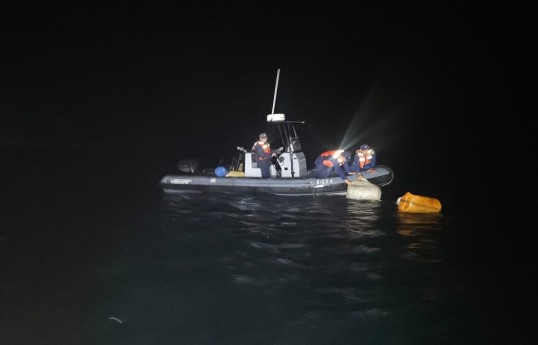Contraband discovered in Azerbaijani sector of Caspian Sea - PHOTO 