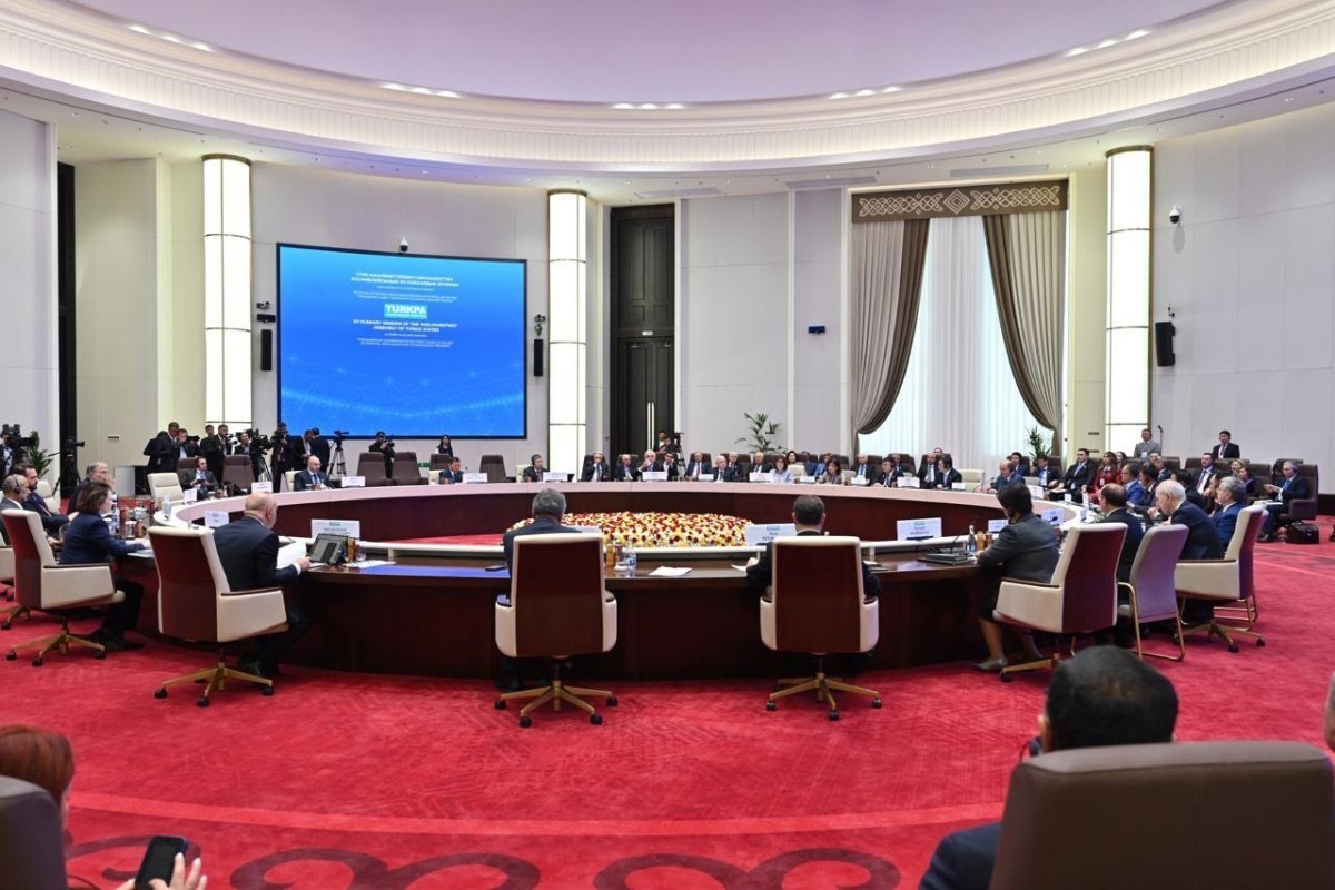 Azerbaijani Parliament speaker addresses TURKPA meeting