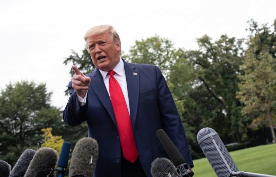 US President Donald Trump