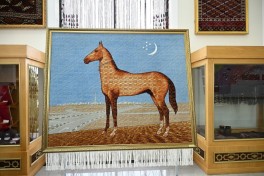 Leyla Aliyeva visits Turkmen Carpet Museum in Ashgabat