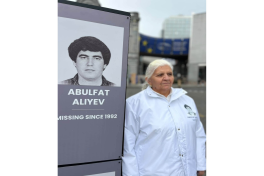 Families of missing Azerbaijanis held protest in front of the European Parliament-PHOTO 