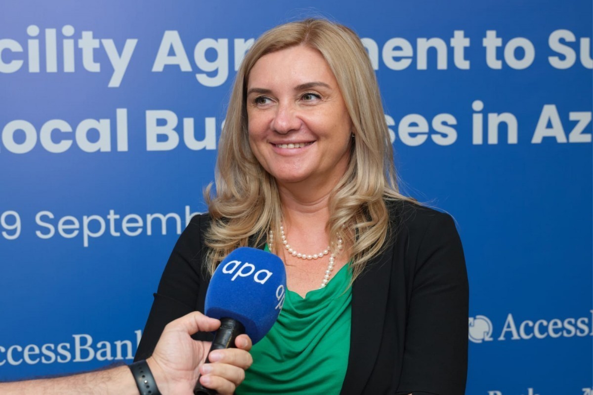 Nataly Mouravidze, Head of the European Bank for Reconstruction and Development (EBRD) Resident Office in Azerbaijan