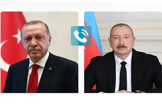Recep Tayyip Erdogan calls Azerbaijani President Ilham Aliyev