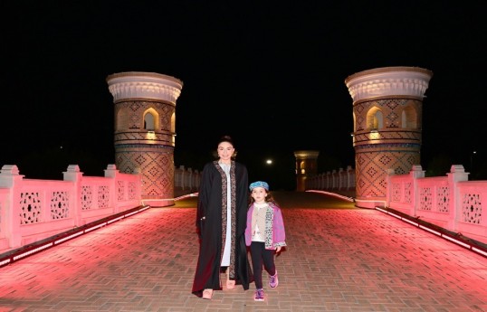 Leyla Aliyeva tours Eternal City complex in Samarkand