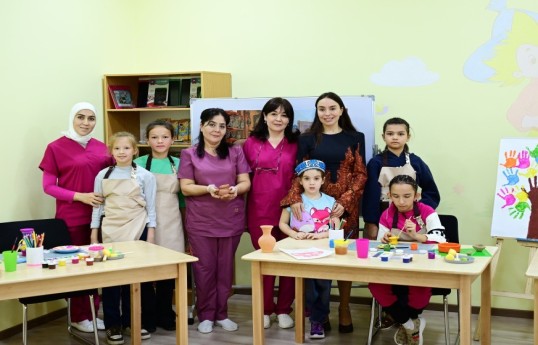 Leyla Aliyeva explores activities of centers established for children with special needs in Samarkand-PHOTO 