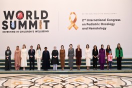 Leyla Aliyeva attends opening of World Summit on Investing in Children’s Well-being in Samarkand