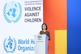 Leyla Aliyeva attends opening of World Summit on Investing in Children’s Well-being in Samarkand