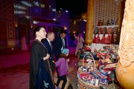 Leyla Aliyeva tours Eternal City complex in Samarkand