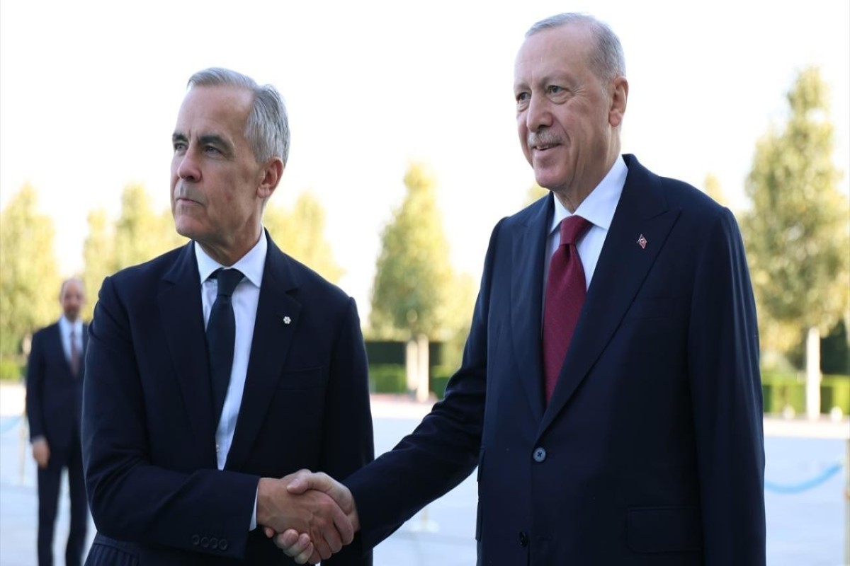 Canadian Prime Minister Mark Carney with Turkish President Recep Tayyip Erdogan