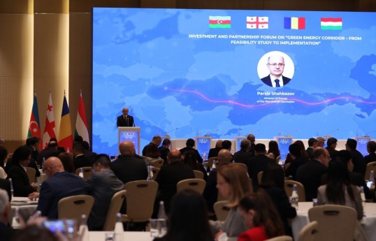 Baku hosts first international forum dedicated to Green Energy Corridor