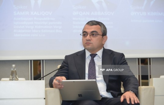 Samir Khaligov, Acting Head of the Main Department of Tax Risk Management of the State Tax Service