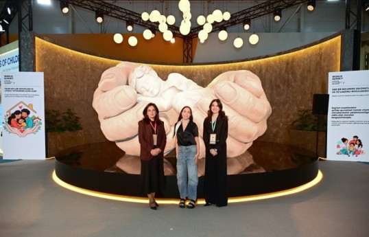 Leyla Aliyeva visits "The World Through a Child's Eyes" exhibition and Imam al-Bukhari Memorial Complex in Samarkand