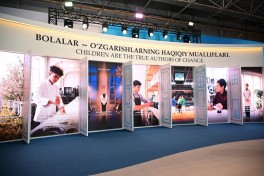 Leyla Aliyeva visits "The World Through a Child's Eyes" exhibition and Imam al-Bukhari Memorial Complex in Samarkand