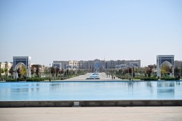 Leyla Aliyeva visits "The World Through a Child's Eyes" exhibition and Imam al-Bukhari Memorial Complex in Samarkand