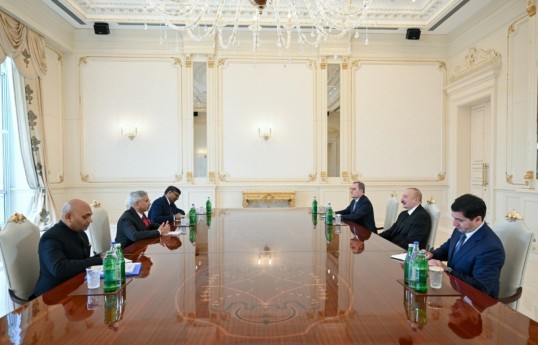 President Ilham Aliyev receives Indian Foreign Minister