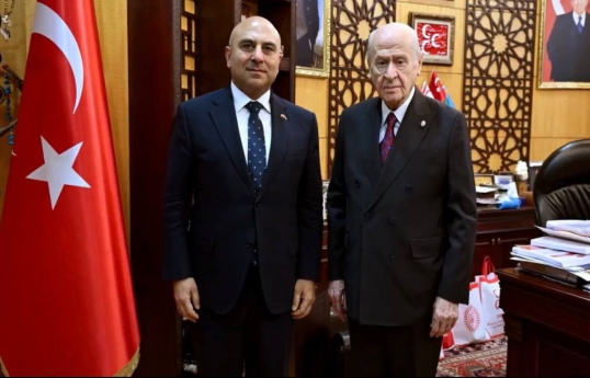 Azerbaijani ambassador to Türkiye meets Devlet Bahceli