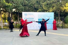 Azerbaijan represented with special stand at UN Day event in Turkmenistan