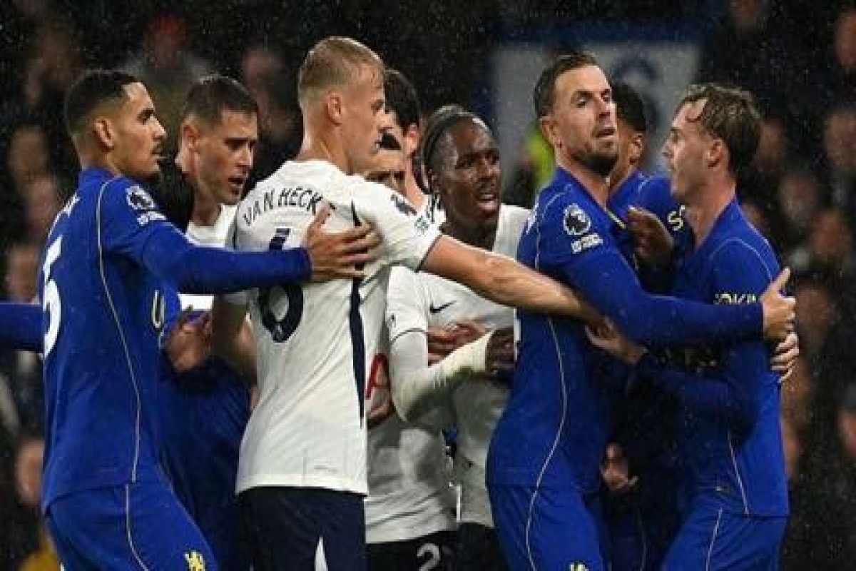 Tottenham beat Chelsea in the English Premier League