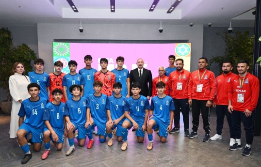 President Ilham Aliyev watched opening ceremony of FIFA U-15 World Cup and Festival-UPDATED-1 -PHOTO 