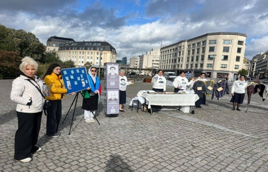 Families of missing Azerbaijanis hold peaceful rallies in Brussels-PHOTO 