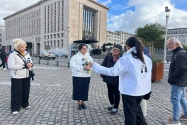 Families of missing Azerbaijanis hold peaceful rallies in Brussels-PHOTO 