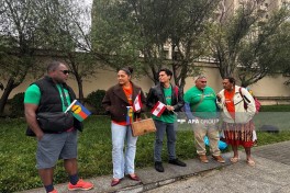Baku hosts show of support for young footballers from New Caledonia and French Polynesia-PHOTO 