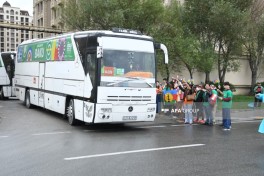 Baku hosts show of support for young footballers from New Caledonia and French Polynesia-PHOTO 