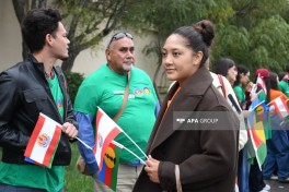 Baku hosts show of support for young footballers from New Caledonia and French Polynesia-PHOTO 