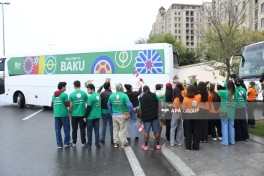 Baku hosts show of support for young footballers from New Caledonia and French Polynesia-PHOTO 