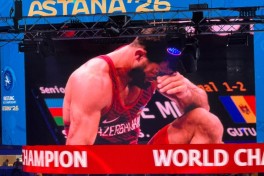 Greco-Roman wrestler Suleymanov wins Azerbaijan’s second gold medal at World Championships in Astana